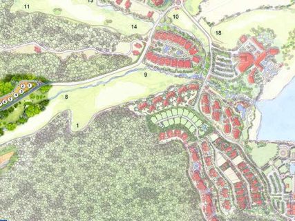 map showing fairway estates real estate in los suenos