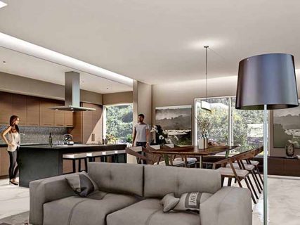 rendering of Vista de Sol Villa Living room