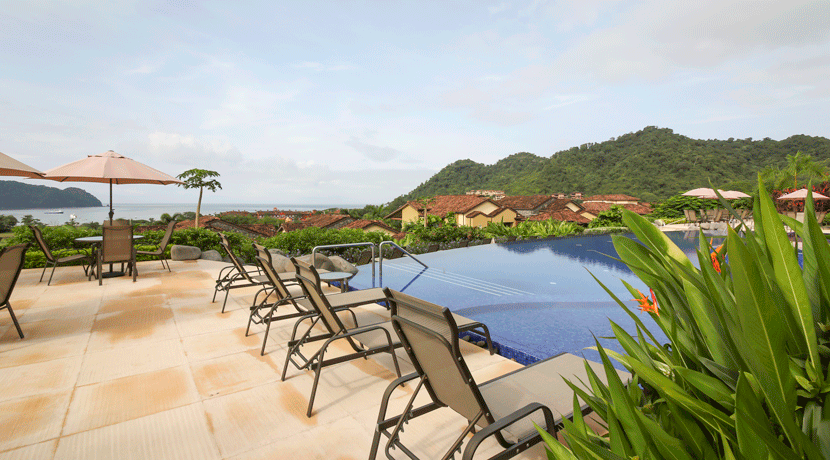 Miramar Residences Ocean View Condo Los Suenos Real Estate   MIR4FPOOL 