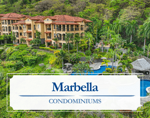 Building surrounded by rain forest with pools